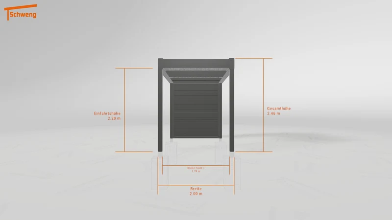 #DE Schweng Flachdachcarport C600 (ID rjrwdn) #MTG