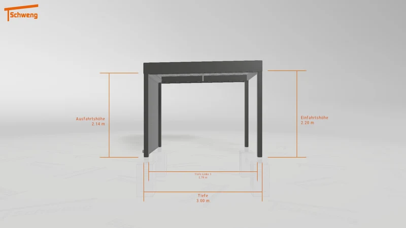 #DE Schweng Flachdachcarport C600 (ID rjrwdn) #MTG