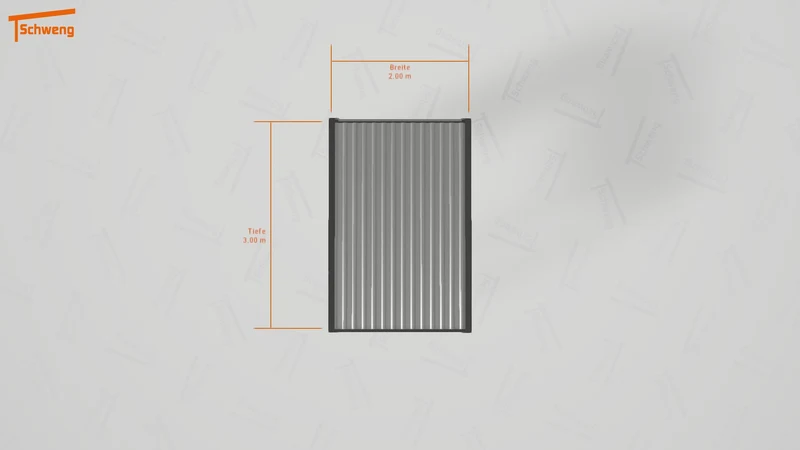 #DE Schweng Flachdachcarport C600 (ID rjrwdn) #MTG