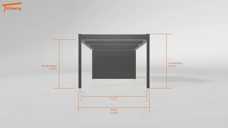 #DE Schweng Flachdachcarport C600 (ID g7p89p) #MTG
