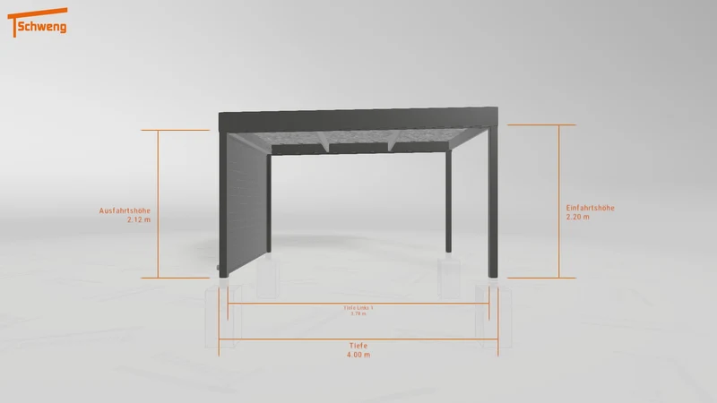 #DE Schweng Flachdachcarport C600 (ID g7p89p) #MTG