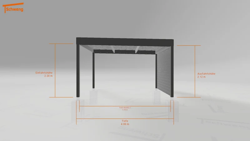 #DE Schweng Flachdachcarport C600 (ID g7p89p) #MTG