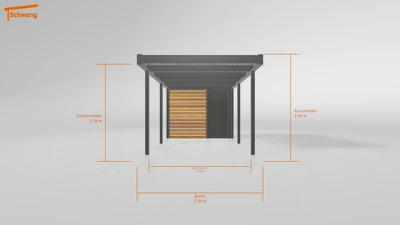 #DE Schweng Flachdachcarport C600 (ID 5m9nx3) #MTG