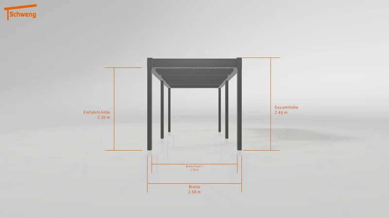 #DE Schweng Flachdachcarport C600 (ID k2rp3k) #MTG