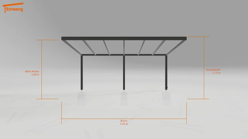 #DE Schweng Pultdachcarport S350 (ID v49xdy) #MTG