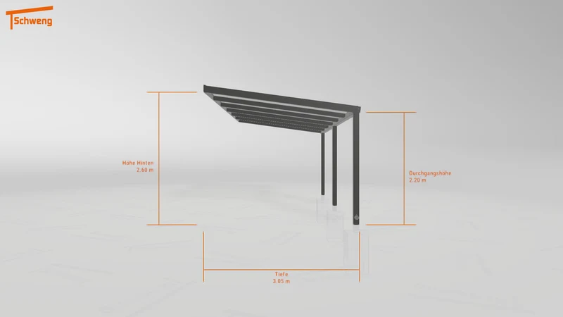 #DE Schweng Pultdachcarport S350 (ID v49xdy) #MTG