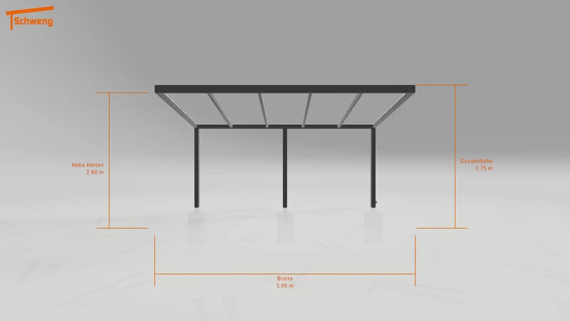 #DE Schweng Pultdachcarport S350 (ID zbxz4z) #MTG