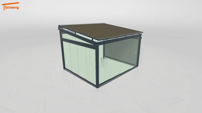 #DE Schweng Terrassenüberdachung S400 (ID g7pm24)