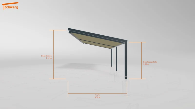 #DE Schweng Terrassenüberdachung S400 (ID qd25xp)