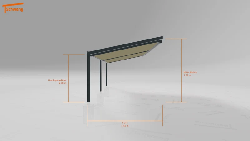 #DE Schweng Terrassenüberdachung S400 (ID qd25xp)