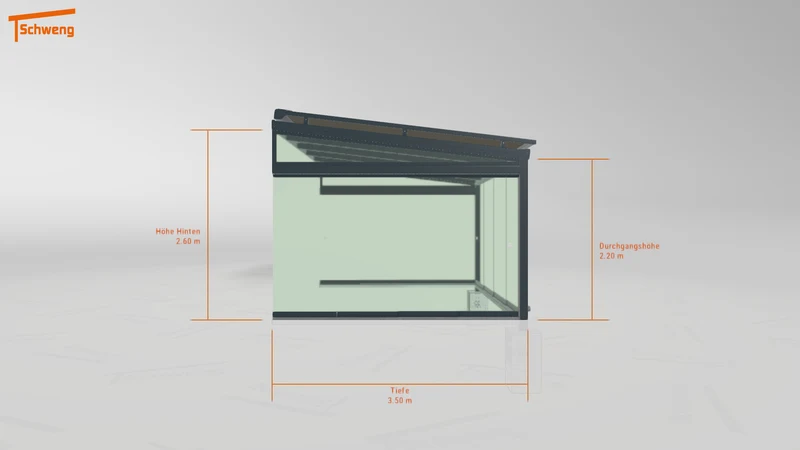 #DE Schweng Terrassenüberdachung S400 (ID zbxpww)