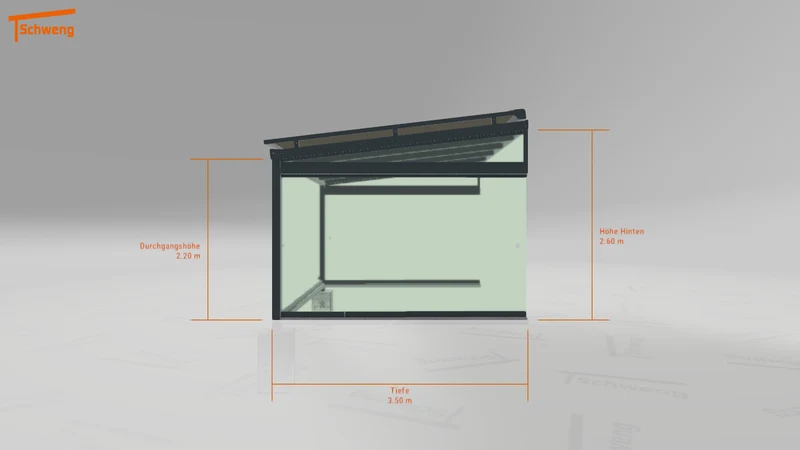 #DE Schweng Terrassenüberdachung S400 (ID zbxpww)