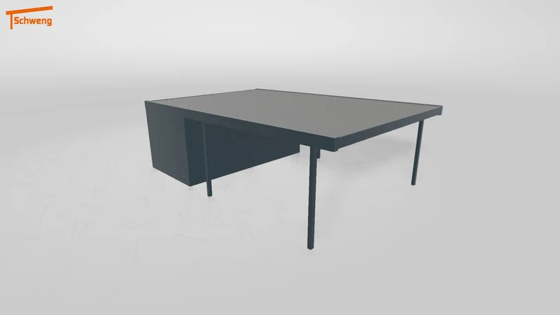 #DE Schweng Flachdachcarport C600+ (ID 5m9vy4) #MTG