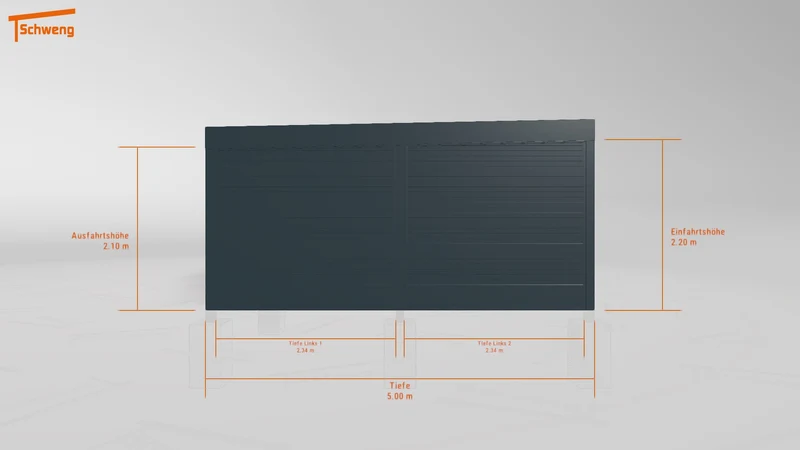 #DE Schweng Flachdachcarport C600 (ID qd2zkk) #MTG