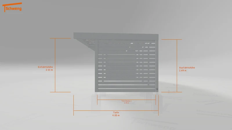 #DE Schweng Flachdachcarport C600 (ID n548py) #MTG