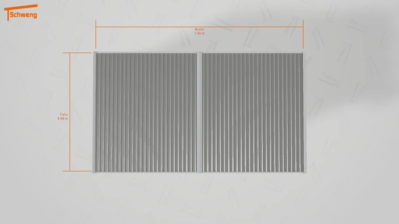 #DE Schweng Flachdachcarport C600 (ID n548py) #MTG