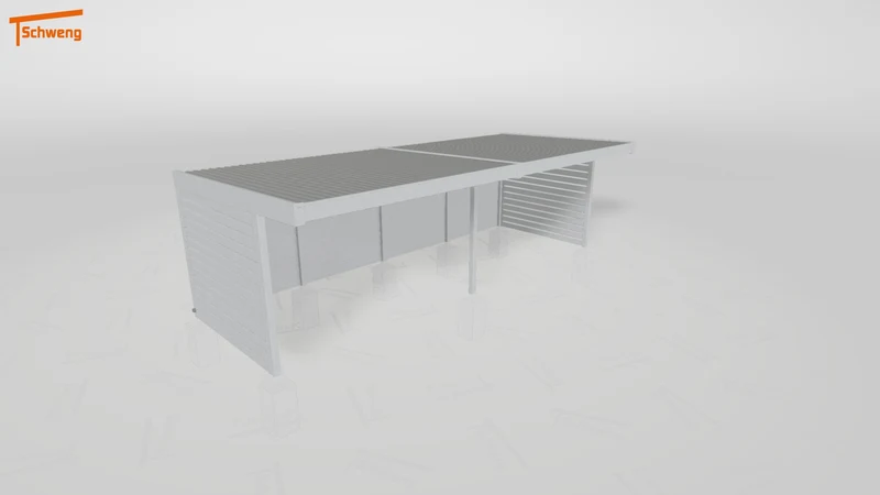 #DE Schweng Flachdachcarport C600 (ID mjrxb3) #MTG