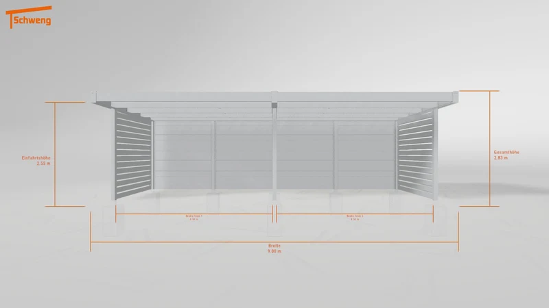 #DE Schweng Flachdachcarport C600 (ID mjrxb3) #MTG