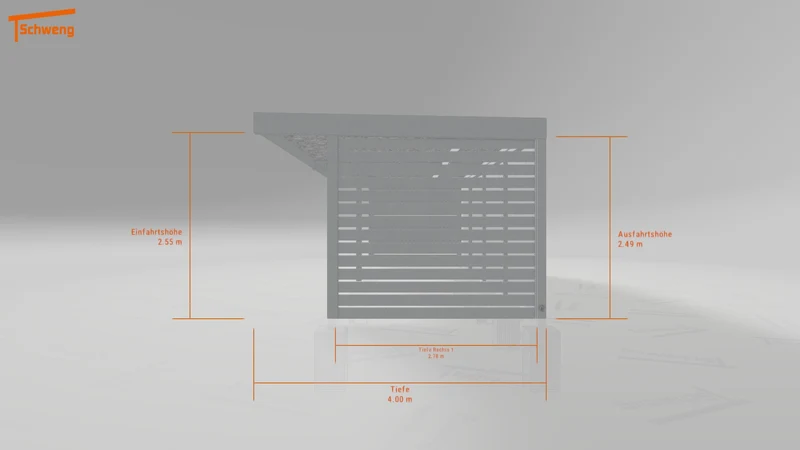 #DE Schweng Flachdachcarport C600 (ID mjrxb3) #MTG