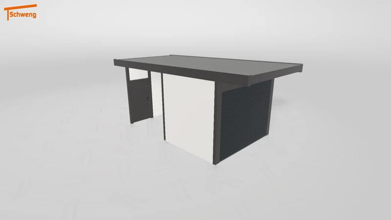 #DE Schweng Flachdachcarport C600 (ID 5m9gqk) #MTG