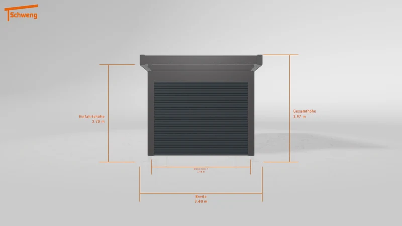 #DE Schweng Flachdachcarport C600 (ID 5m9gqk) #MTG