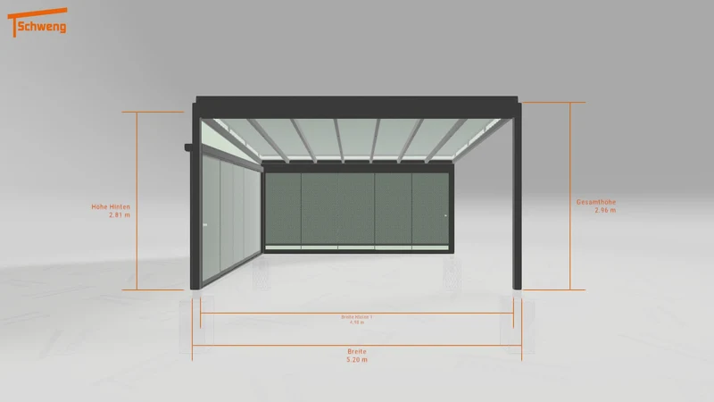 #DE Schweng Terrassenüberdachung S400 (ID 9wxd7g)