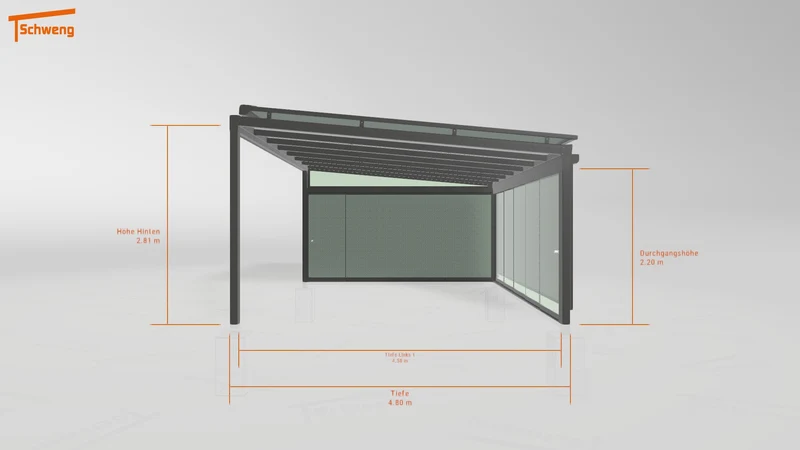 #DE Schweng Terrassenüberdachung S400 (ID 9wxd7g)