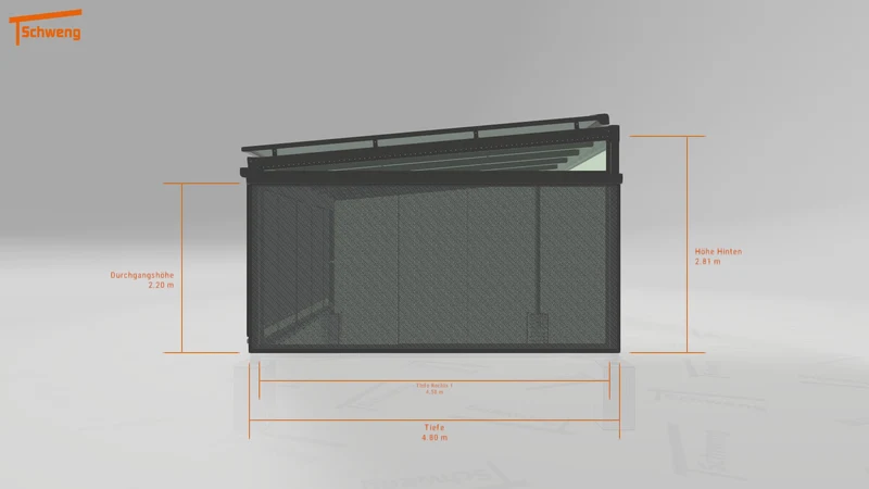 #DE Schweng Terrassenüberdachung S400 (ID 9wxd7g)