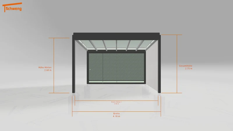 #DE Schweng Terrassenüberdachung S400 (ID 33pg45)