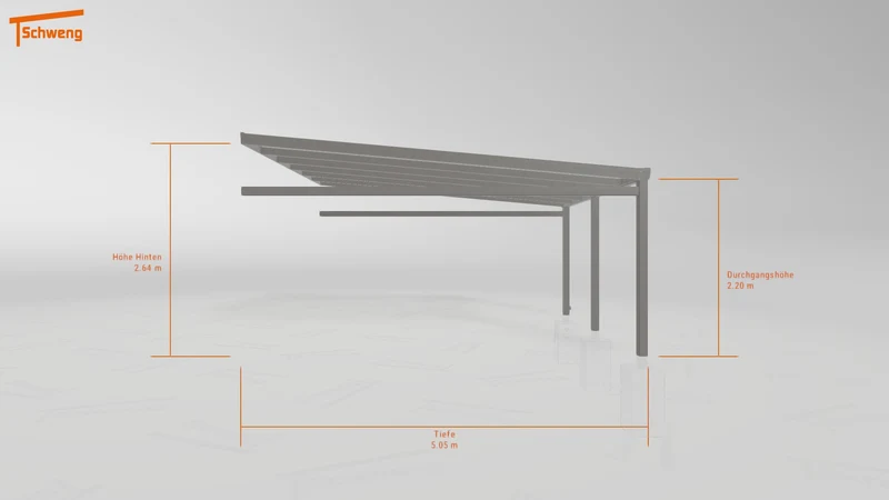 #DE Schweng Terrassenüberdachung S400 (ID bkj8p3)