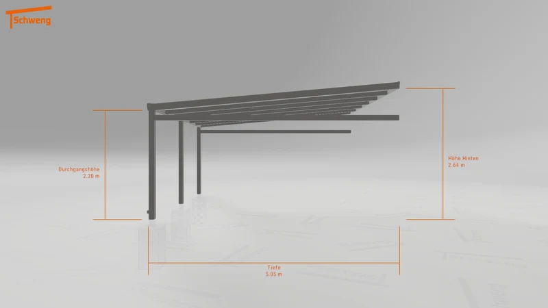 #DE Schweng Terrassenüberdachung S400 (ID bkj8p3)