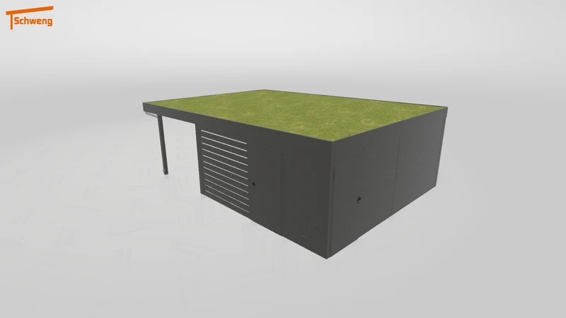 #DE Schweng Flachdachcarport C600+ (ID jjr38y) #MTG