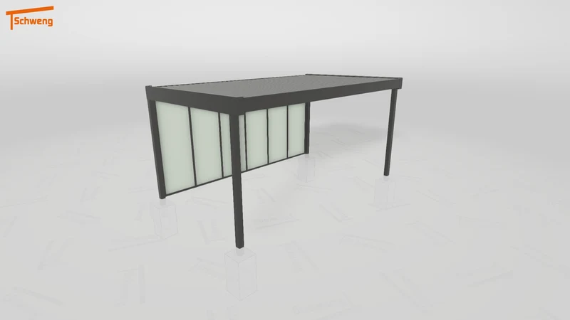 #DE Schweng Flachdachcarport C600 (ID 9wxdv5) #MTG