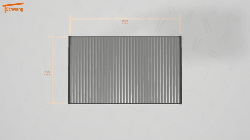 #DE Schweng Flachdachcarport C600 (ID 9wxdv5) #MTG