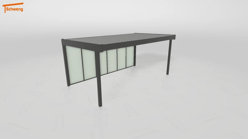 #DE Schweng Flachdachcarport C600 (ID 5m9dnr)