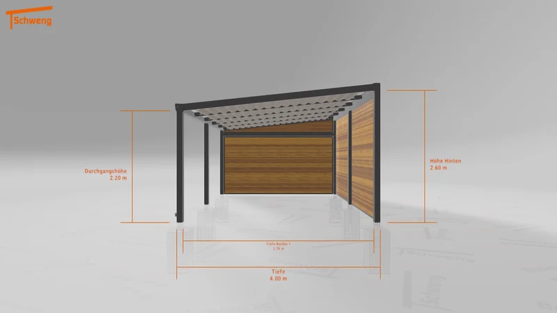 #DE Schweng Terrassenüberdachung S400 (ID 2qbkjd)