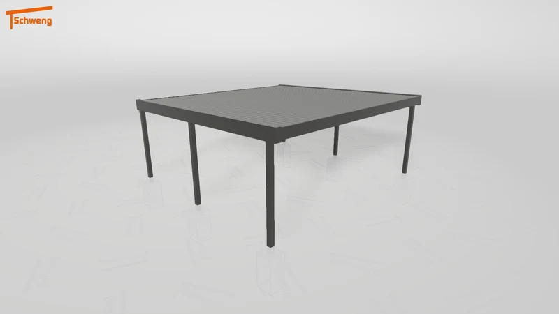#DE Schweng Flachdachcarport C600 (ID k2rgqp)