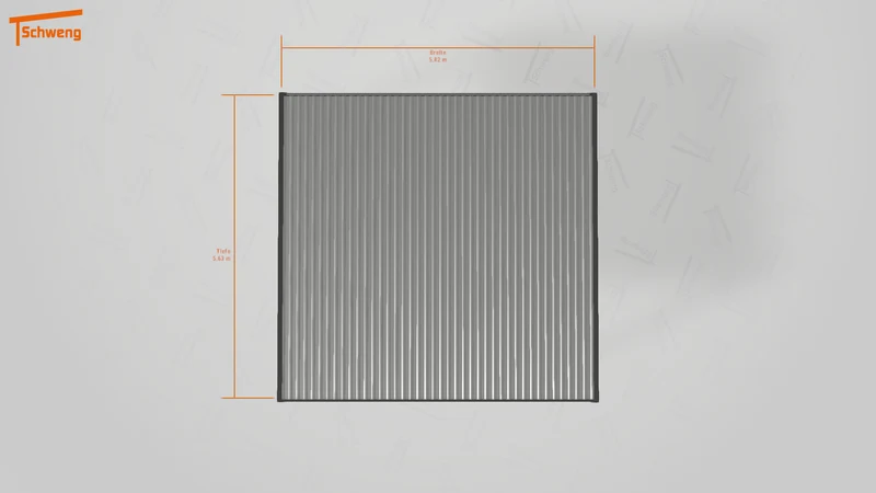 #DE Schweng Flachdachcarport C600 (ID k2rgqp)