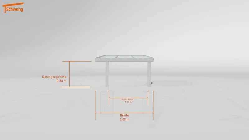 #DE Schweng Terrassenüberdachung S350 (ID mjrqpr)