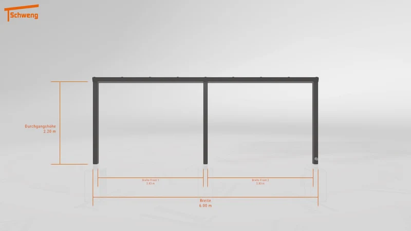 #DE Schweng Terrassenüberdachung S350 (ID zbx45g)