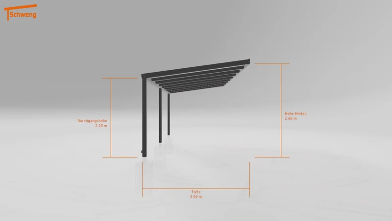 #DE Schweng Terrassenüberdachung S350 (ID zbx45g)