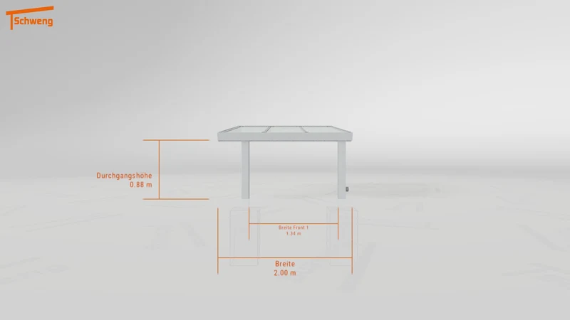 #DE Schweng Terrassenüberdachung S350 (ID jjrnpn)