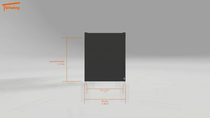 #DE Schweng Flachdachcarport C600 (ID v495bp)