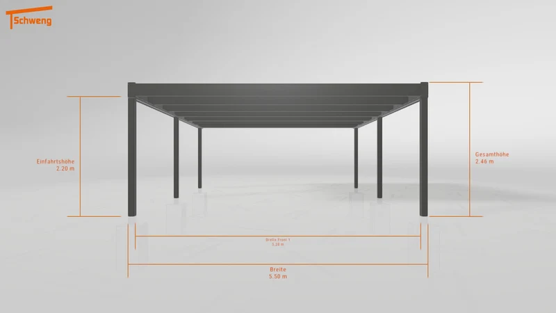 #CH Schweng Flachdachcarport C600 (ID pbq8m8) #MTG