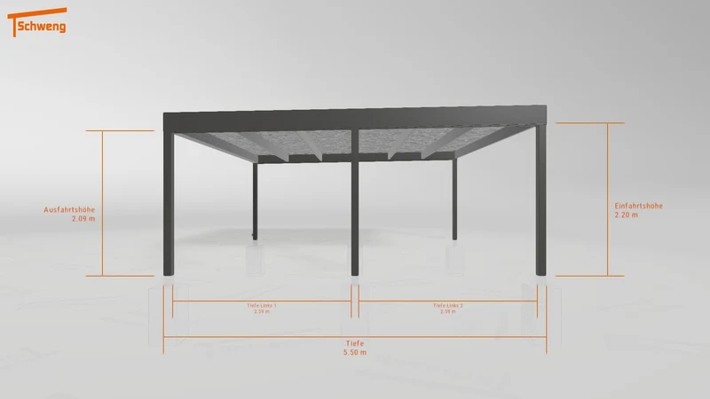 #CH Schweng Flachdachcarport C600 (ID pbq8m8) #MTG