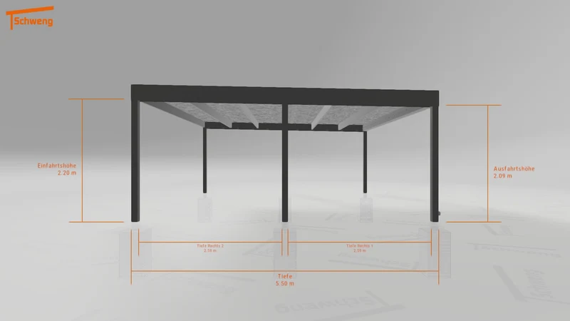 #CH Schweng Flachdachcarport C600 (ID pbq8m8) #MTG