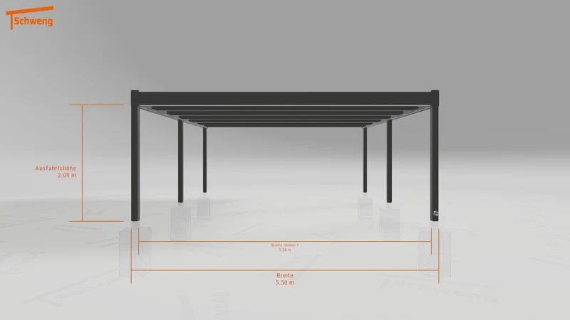 #CH Schweng Flachdachcarport C600 (ID w3y7d4) #MTG