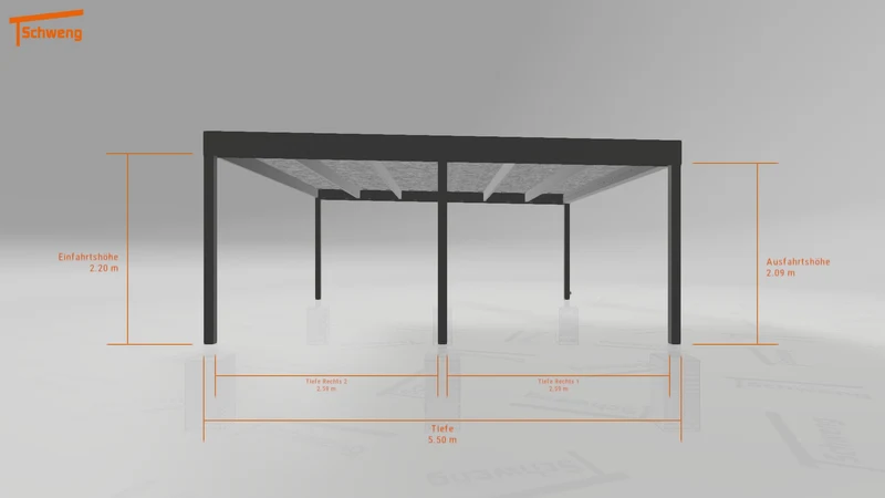 #CH Schweng Flachdachcarport C600 (ID w3y7d4) #MTG