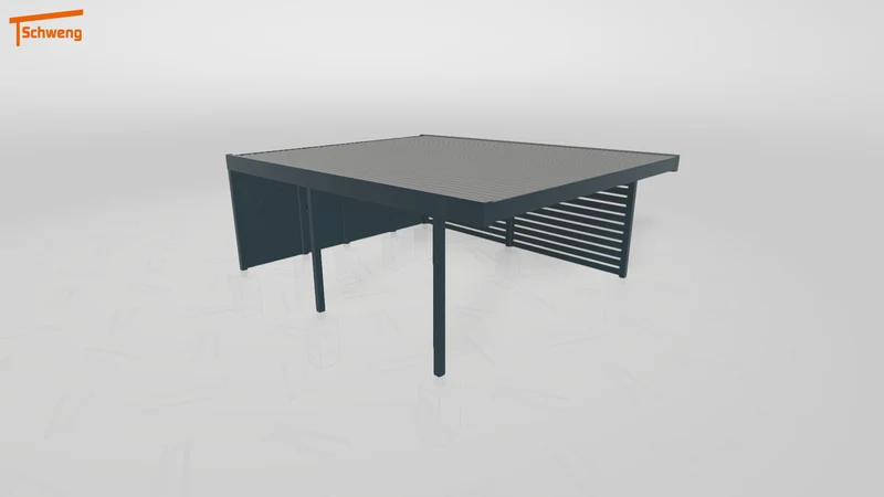 #DE Schweng Flachdachcarport C600 (ID jjrz77) #MTG