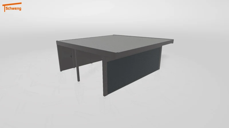 #DE Schweng Flachdachcarport C600+ (ID 775q5p) #MTG